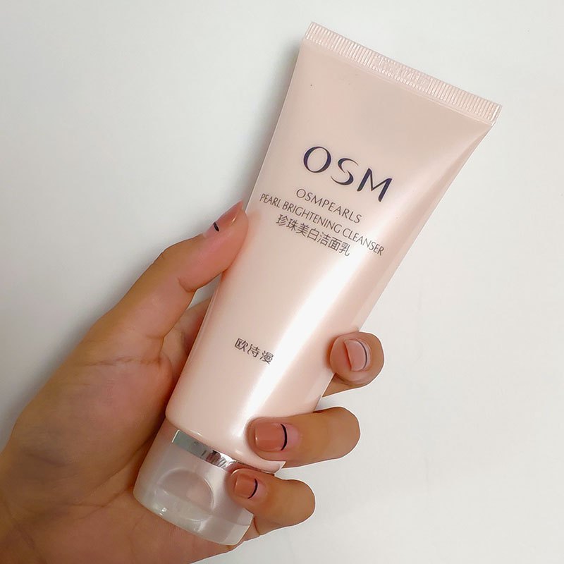 OSM欧诗漫珍珠洁面乳100g 洗面奶女男学生深层清洁控油补水保湿