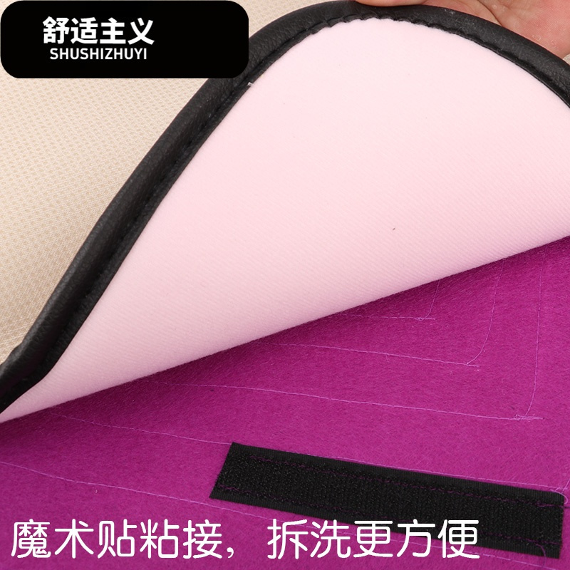 汽车坐垫无靠背座垫单片防滑免绑四季通用立体花瓣蕾丝汽车单坐垫