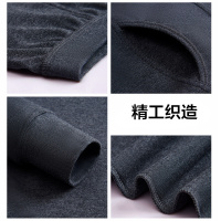 七匹狼(SEPTWOLVES)纯棉秋裤子单件保暖裤线裤衬裤青年全棉贴身薄款棉毛裤内衣