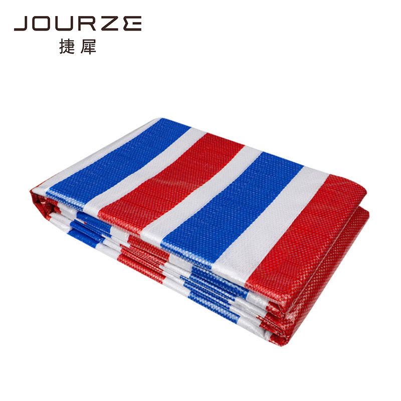 捷犀 彩条布 100g/平方米图片