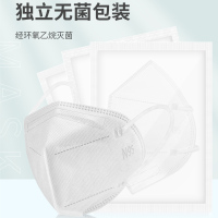秝客(lefeke)口罩器械N95医用防护口罩50片/盒(独立包装)无菌3d立体独立包装一次性透气立体防护口罩男女通用