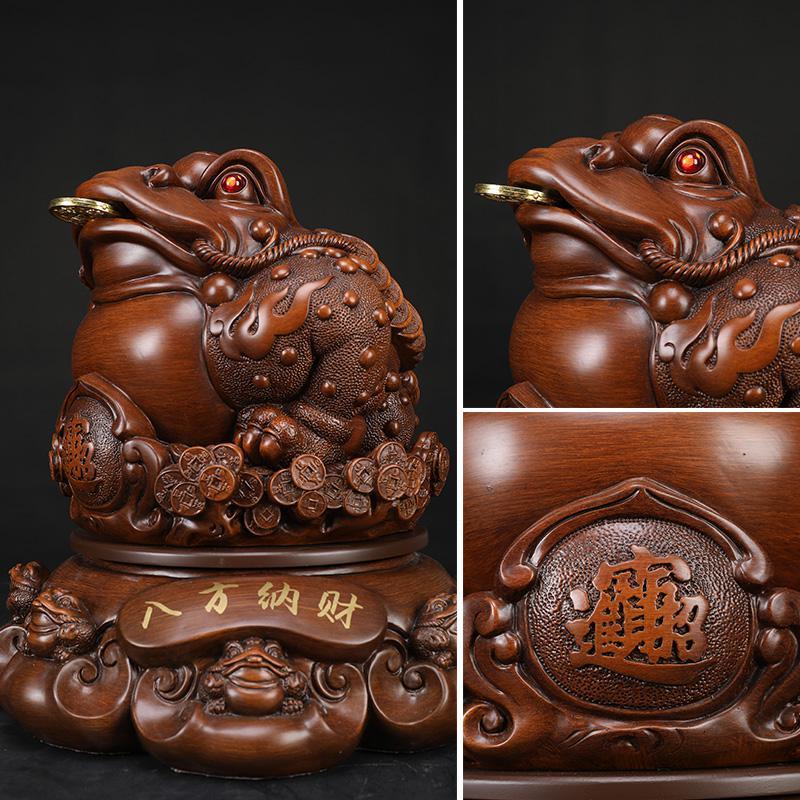 美帮汇金蟾蜍摆件开业礼品祝贺送朋友金蝉饭店镇店之宝房间布置摆设