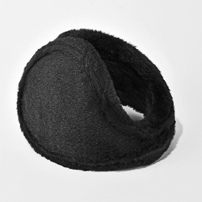耳罩冬季男护耳朵套护耳罩冬天男士保暖成人护耳套耳包耳暖耳捂子3759w 兔绒黑色
