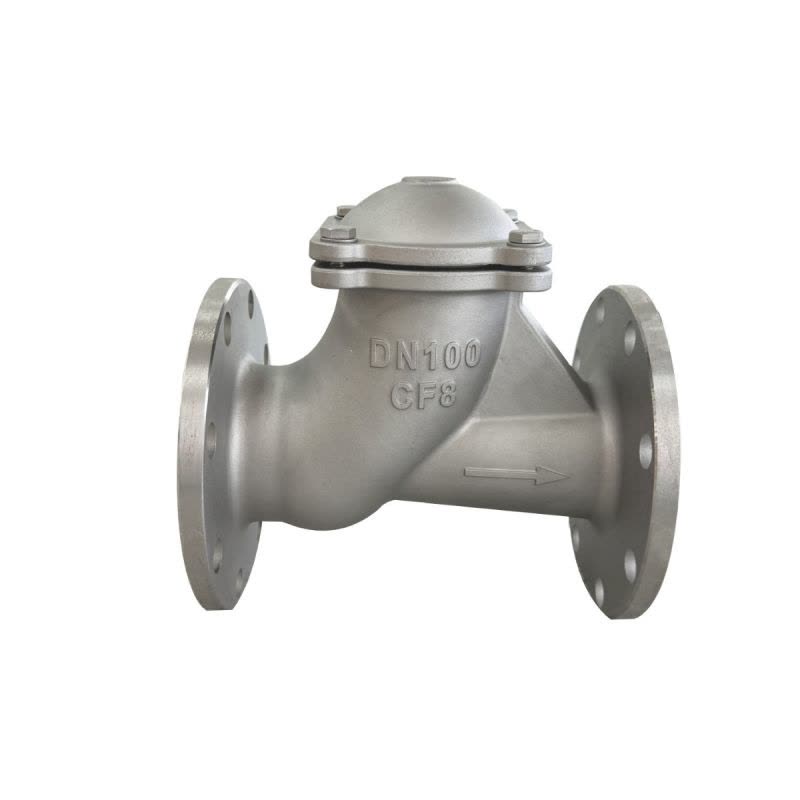 俊伟达不锈钢球型止回阀 污水滚球式逆止阀 管道单向止回阀DN80止回阀图片