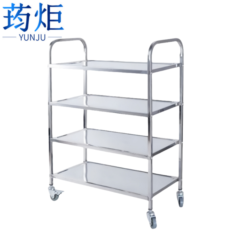 荺炬不锈钢餐车高清大图