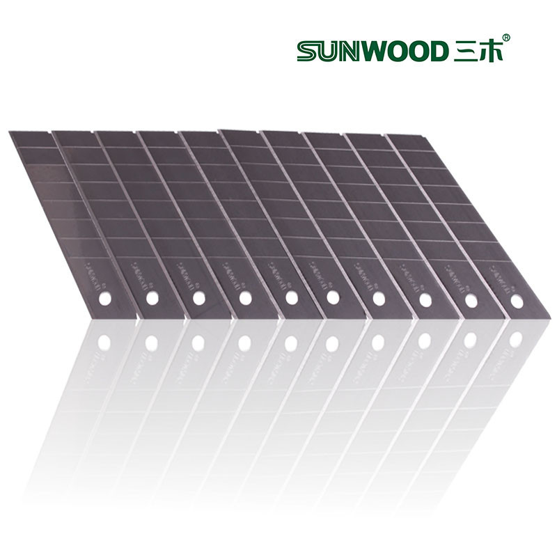 三木(SUNWOOD)大号 10片装 美工刀片 91053 (单位:盒)