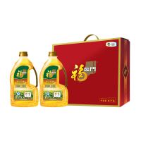 中粮福临门 非转基因压榨玉米油 1.8L*2瓶