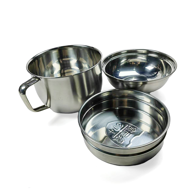 兰雅昀 304不锈钢快餐杯盖碗 180x155x95mm 套高清大图