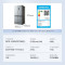美的(Midea)慧鲜系列480升双变频一级能效十字四开门风冷超薄大容量家用智能冰箱BCD-480WSPZM(E)榭湖银