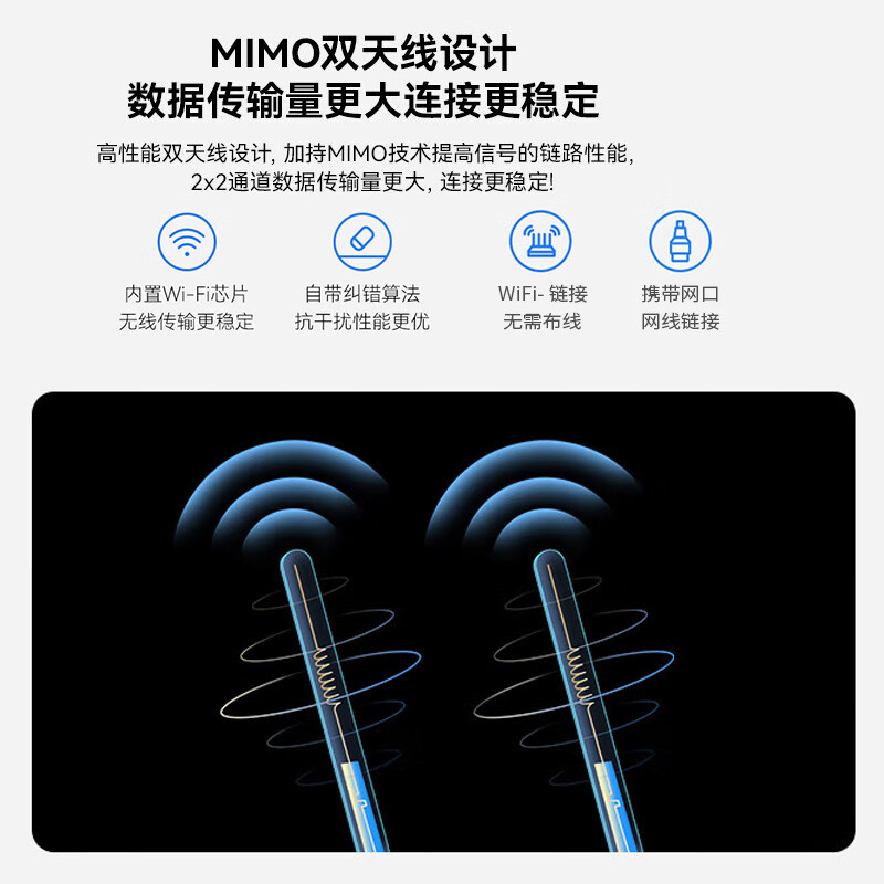 小豚当家室外摄像头 3K版 64G内存卡 (支持鸿蒙智联) AI辅助火焰检测 360°全方位追踪 自定义看护区域