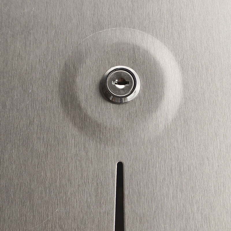 金迪乐不锈钢卷纸筒壁挂纸巾盒大盘纸盒25.5*11cm/个高清大图