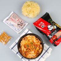 重庆麻辣多拿 红油面皮 非油炸方便面 速食擀面皮袋装150g*3包
