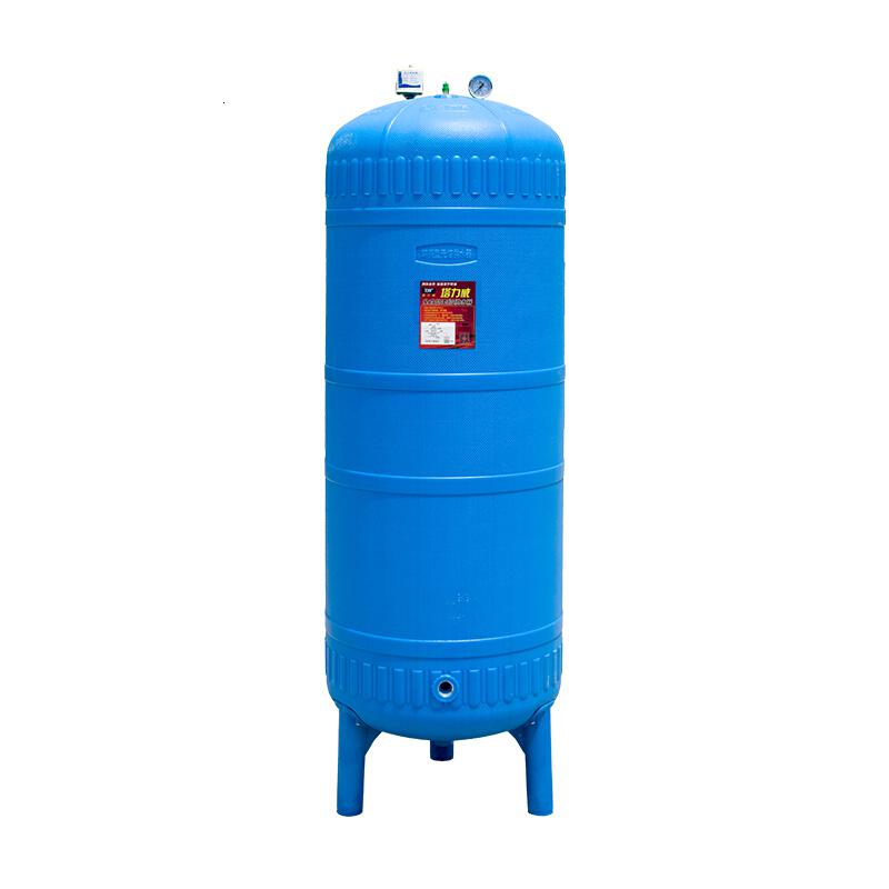 汐岩pe压力罐家用无塔供水器塑料全自动自来水增压水泵水箱水塔储水罐 pe60升直径35*高80高清大图