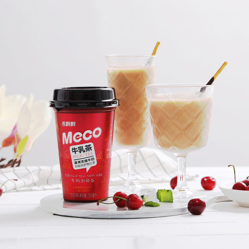 香飘飘 MECO牛乳味奶茶 即饮奶茶,无需冲泡 300ml*15杯 礼盒装
