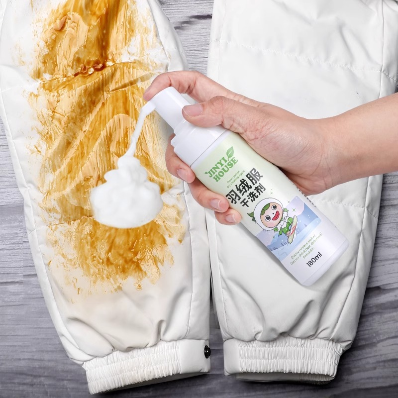 锦怡羽绒服泡沫干洗剂180ml一瓶装高清大图