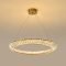 克罗斯塔 后现代水晶吊灯时尚轻奢客厅灯个性创意圆环餐厅卧室楼梯样板间茶室书房灯具