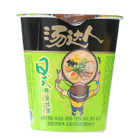 统一 方便面 汤达人日式豚骨拉面78克 12杯夜宵加班食品