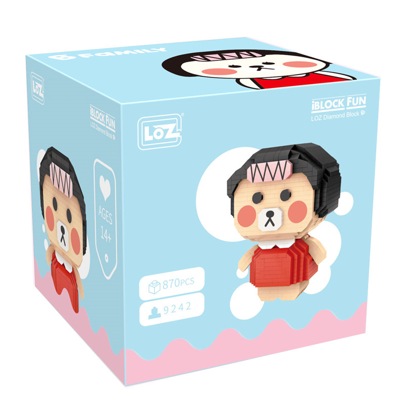 LOZ俐智德国积木益智拼插积木9243coolie歌莉9243