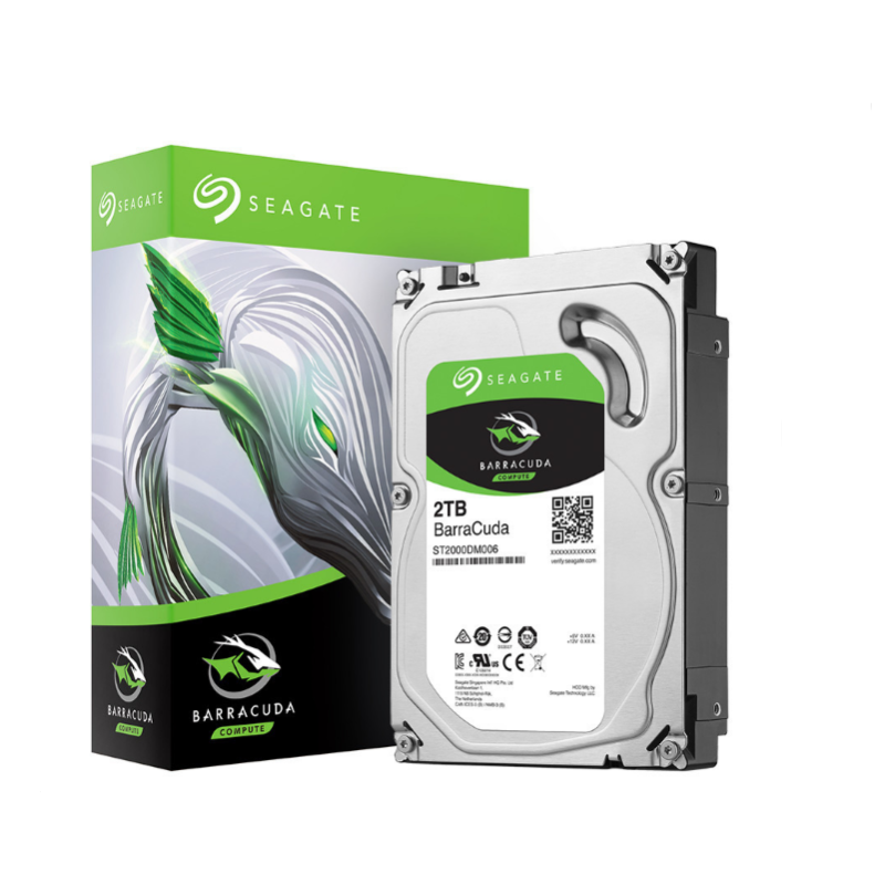 希捷(Seagate)酷鱼系列2TB 7200转64M SATA3 台式机硬盘(ST2000DM008)