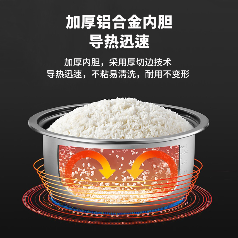 雅乐思23l大容量电饭煲商用大功率3000w鼓型煲yg230l2