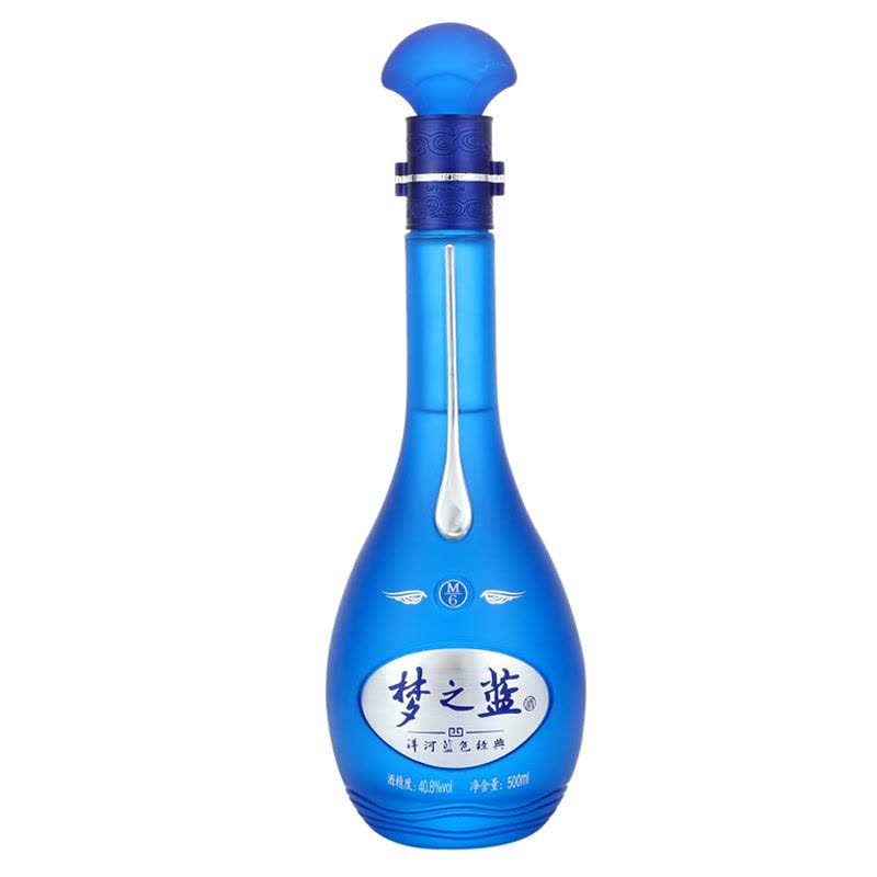 夢之藍 M6 40.8度 500ml センスのいい お歳暮 洋河藍色經典夢之藍M6+ 40.8度550mL*1綿柔