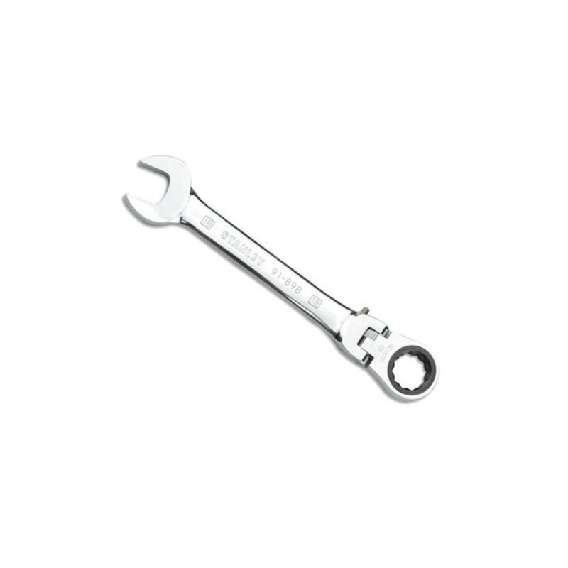 史丹利(STANLEY) 公制精抛光活头棘开两用快扳19mm
