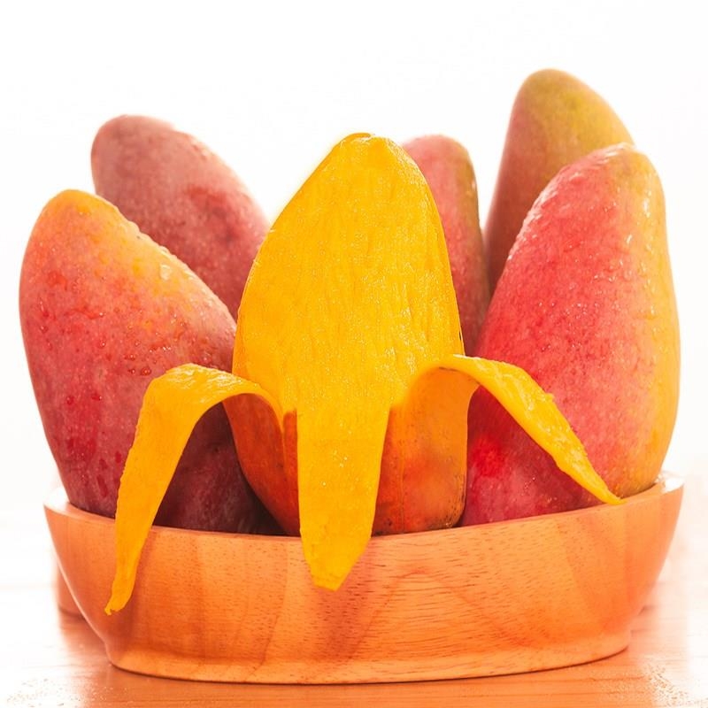 鲜贝达 海南一级贵妃芒果9斤装单果100g以上 新鲜水果高清大图