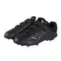 美津浓(Mizuno)男士棒球鞋轻量透气宽楦防滑耐磨加固设计户外运动 Black 41