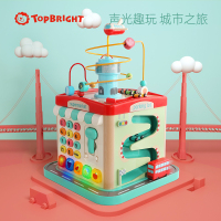 Topbright特宝儿早教多功能绕珠益智百宝箱大号四面体120412