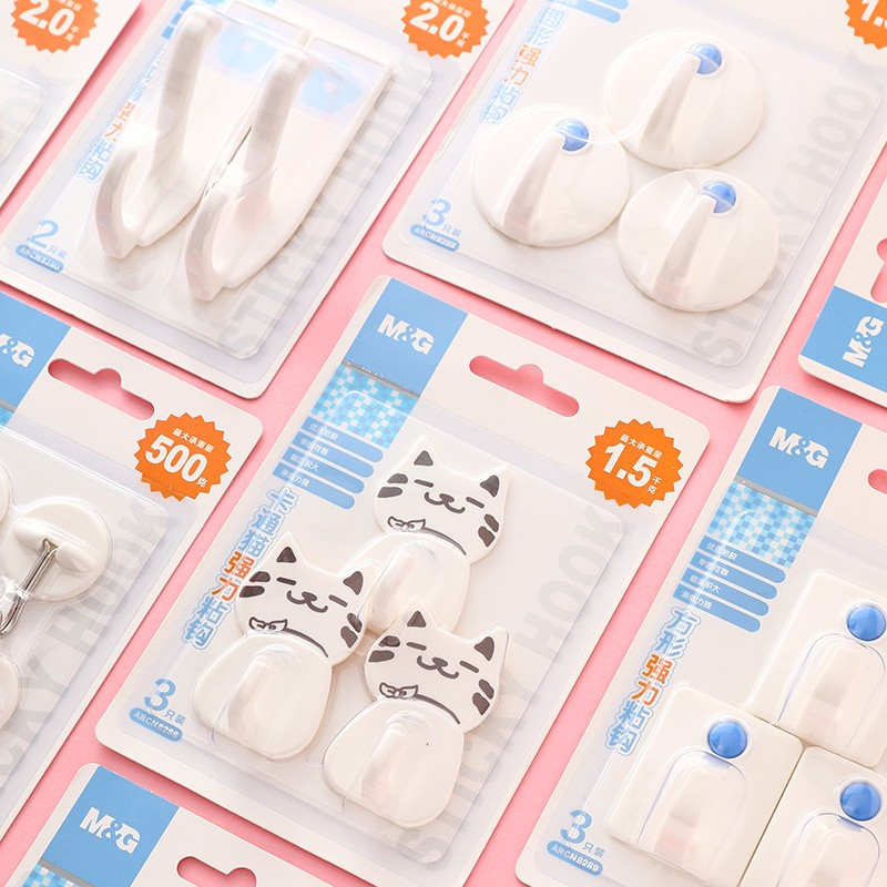 晨光圆形强力粘钩0.5kg(4只装)ARCN8284