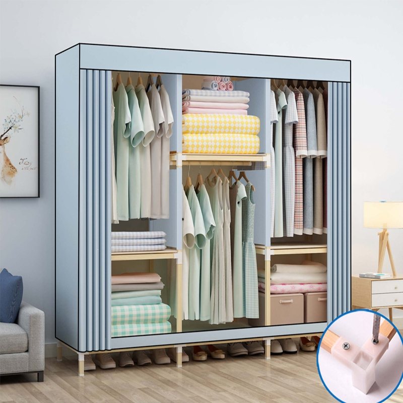 衣柜出租房用加固简易布衣柜结实古达耐用大挂衣柜家用卧室经济型