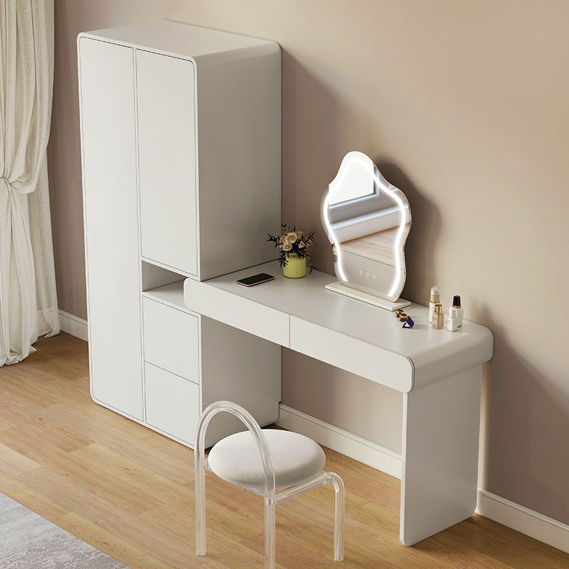 米奢gtzth2907简约大衣柜梳妆台一体网红家用卧室组合储物柜子
