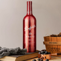 澳洲进口红酒奔富麦克斯maxs西拉赤霞珠干红葡萄酒750ml2018年宴请送礼婚礼用酒