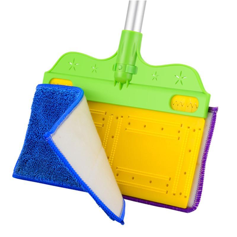 佰宁魔术平板拖把 家用懒人拖 擦墙拖地擦天花板擦车双面墩布