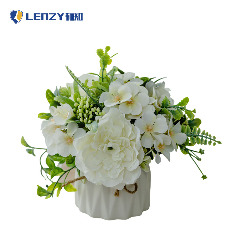 LENZY 韧知 仿真花盆栽 20cm 个高清大图