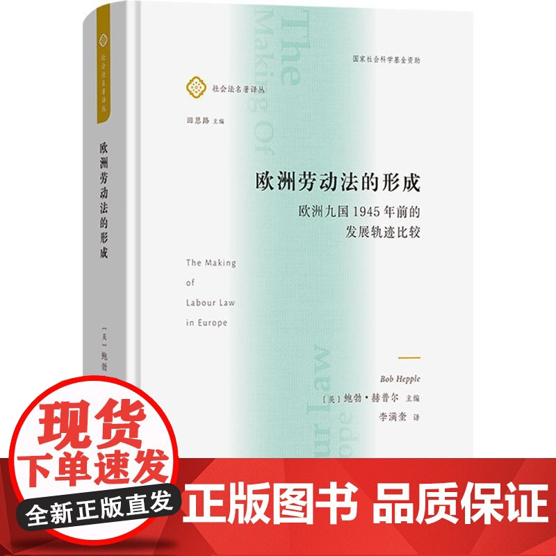 欧洲劳动法的形成 欧洲九国1945年前的发展轨迹比较 (英)鲍勃·赫普尔 编 李满奎 译 法律史社科 正版图书籍 商务印高清大图