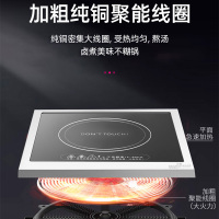 乐创(Lecon) 商用电磁炉5000W大功率电炒炉饭店家用奶茶店食堂厨房设备 5000w凹面磁浮控温款