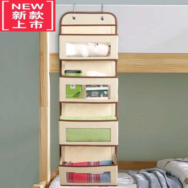 可莉允门后收纳袋挂袋墙挂式布袋挂兜整理袋包包收纳架挂墙置物家用器图片