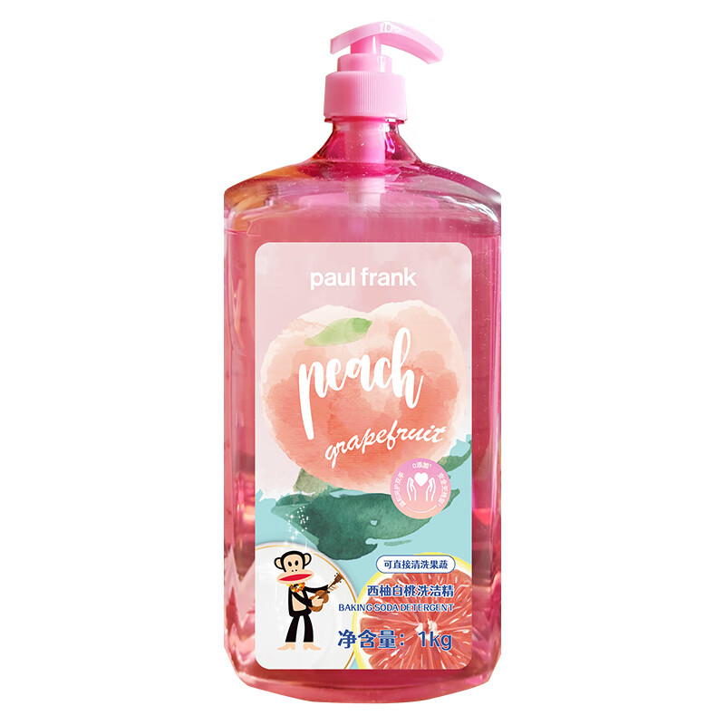 大嘴猴(Paul Frank) 蜜桃西柚洗洁精1.29L