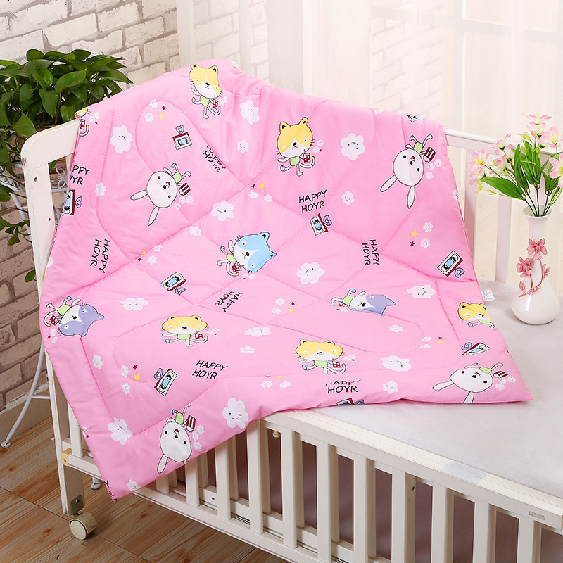 春秋纯棉被儿童幼儿园午睡被空调被新生婴儿包被冬季小被子薄被