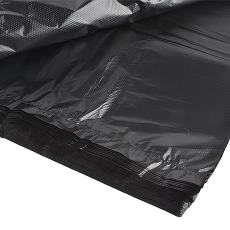 卡质(KAZHI) 黑色平口垃圾袋 大号加厚90*110cm 3.3丝 50个/件高清大图