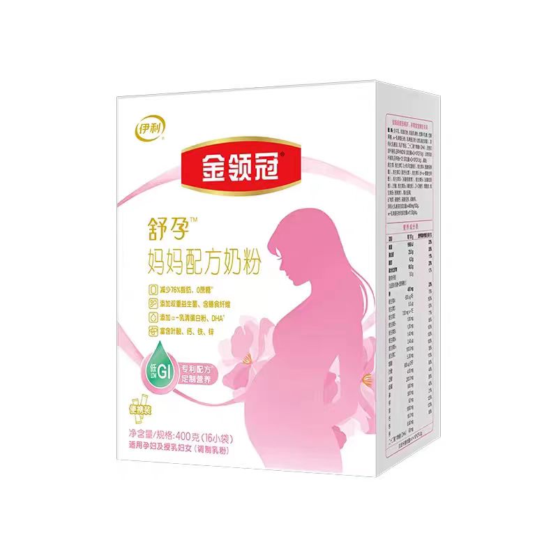 伊利孕妇奶粉400克盒装高清大图
