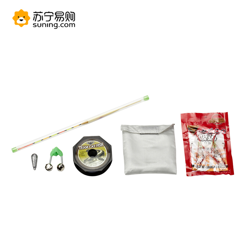 攀能 垂钓套装 PN-5169 (海竿带渔轮、手竿、鱼线、鱼钩、鱼铃、鱼锭、鱼标、收纳袋) SXZY