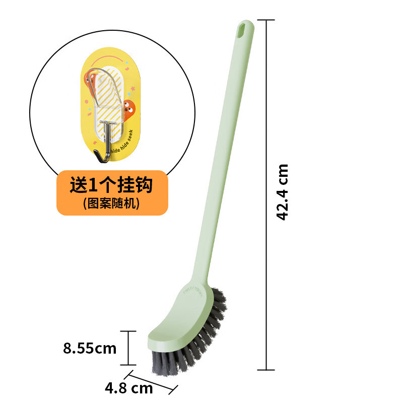 铁迅长杆塑料手柄厕刷N55 组高清大图