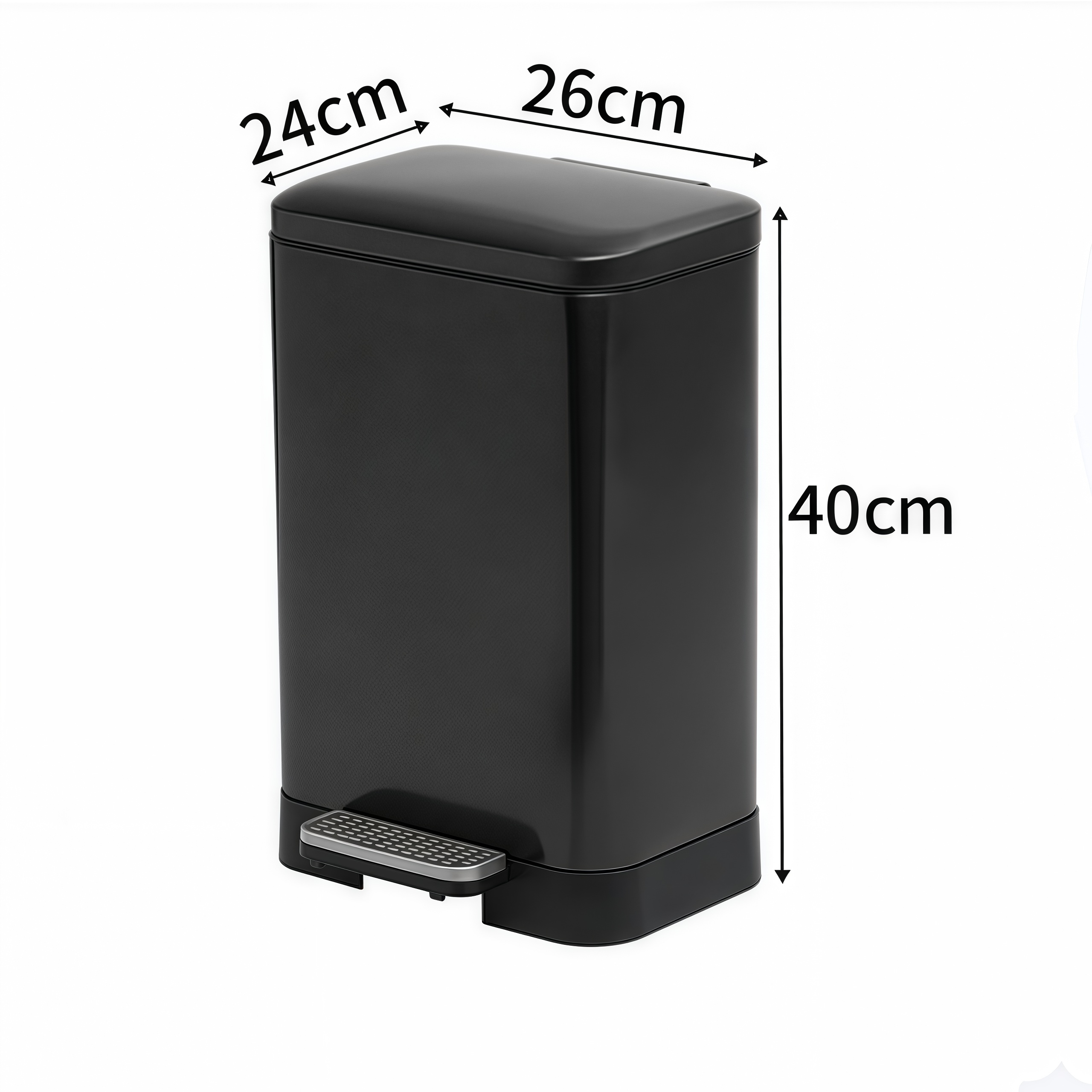 桃锦堂脚踏垃圾桶9L个高清大图