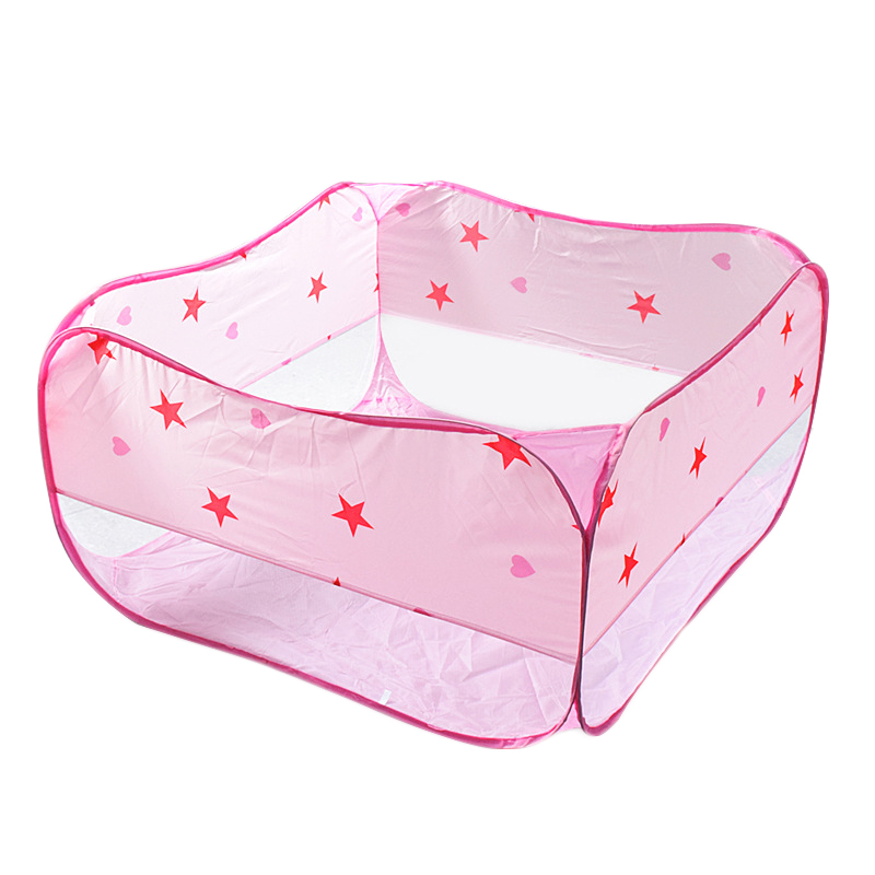 简易猫产房折叠免安装怀孕猫产房用品狗狗生产窝猫咪帐篷宠物帐篷 粉色星星 88CM*88CM*46CM