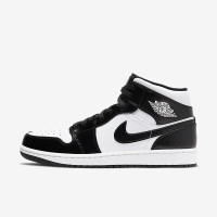 耐克Nike Air Jordan 1 Mid AJ1禁穿小脚趾影子灰亡灵节加哥男女鞋情侣篮球鞋 554724-066