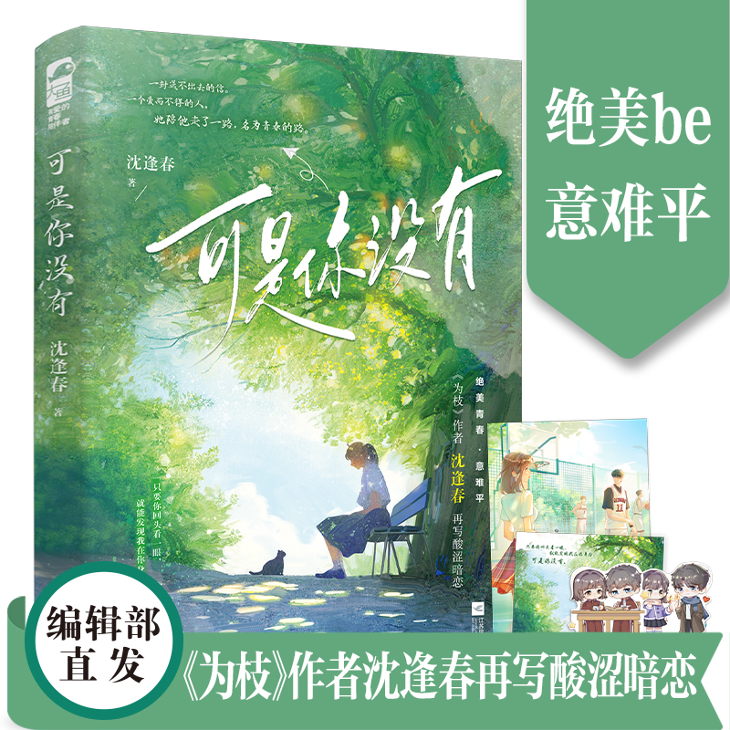 实体书+定制赠品 [正版]印特签版 可是你没有 沈逢春 一本完结 青春文学校园酸涩暗恋初恋BE虐恋意难平言情小说书籍高清大图