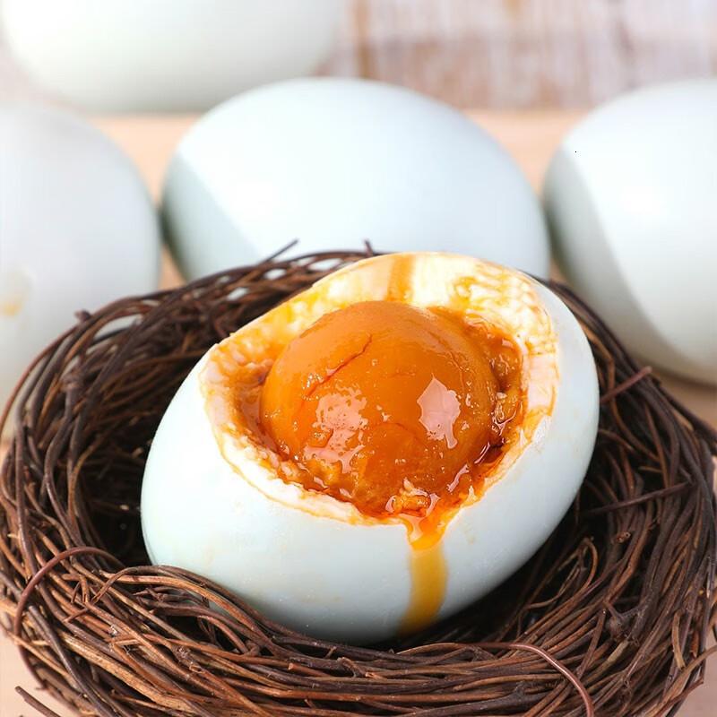 旭日1996出口欧盟品质非遗禾草灰制作熟咸鸭蛋礼盒10枚装冒顺丰货上高清大图