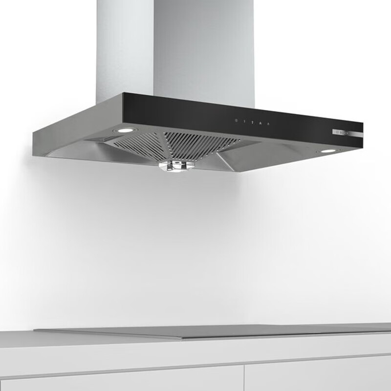 博世(BOSCH)DWR975A40W 2系壁挂式吸油烟机 90 cm 不锈钢 触摸控制高清大图